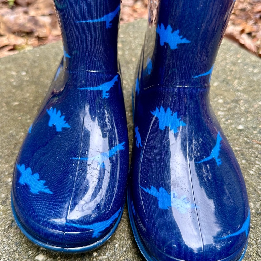 Carter's Navy Dinosaur Rain Boots for Kids